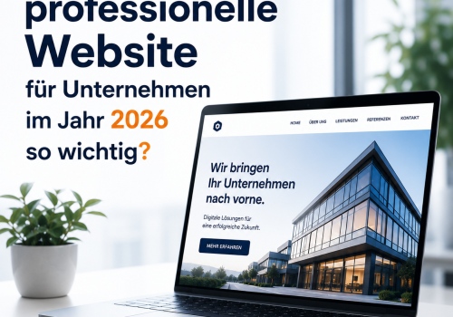 Warum ist eine professionelle Website f&uuml;r Unternehmen im Jahr 2026 so wichtig?